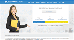 Desktop Screenshot of beltranslation.org
